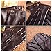 Elma Men's Touchscreen Texting Winter Italian Nappa Leather Gloves,Brown,8.5(1-Pair)