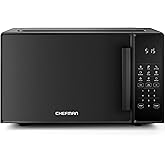 Chefman Countertop Microwave Oven 1.1 Cu. Ft., 1000 Watts with 10 Power Levels, 6 Cooking Presets with One-Touch Express Cook