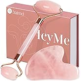 BAIMEI IcyMe Jade Roller & Gua Sha, Face Roller Redness Reducing Skin Care Tools, Self Care for Men Women, Massager for Face,