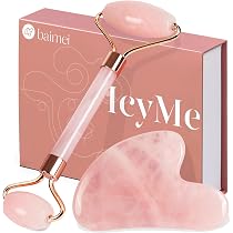 Amazon.com: BAIMEI IcyMe Jade Roller & Gua Sha, Face Roller ...