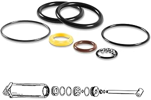 Bzsunway Replace Part for 813432A3 Trim Tilt Cylinder Rebuild Seal Kit Compatible with Mercury, Mariner & Force Motors Cylinder