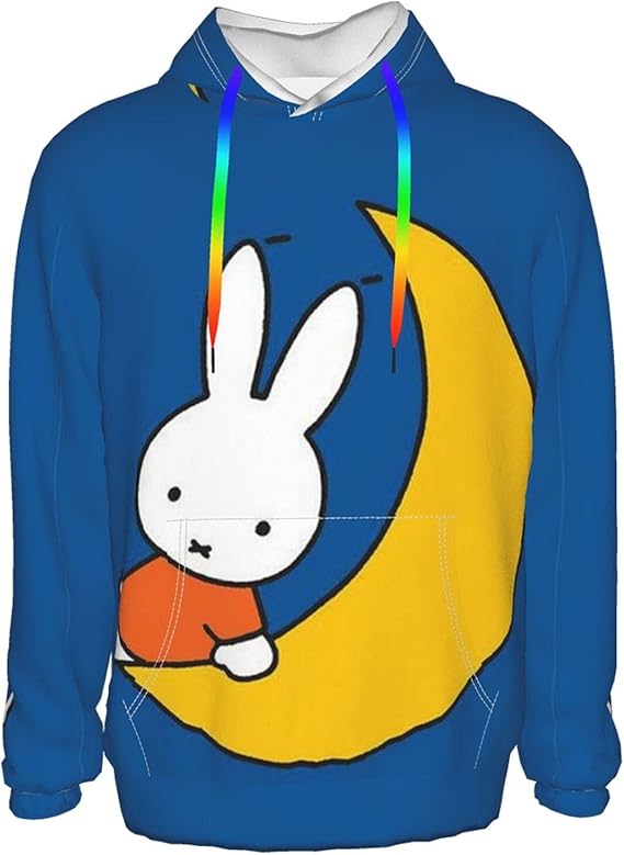 Amazon メンズパーカー Miffy カンガルーポケットメンズパーカー クラシック普段着に向くメンズ プルオーバースウェットシャツフード付きトップス スタイリッシュで暖かく 通気性があり 若々しい個性を示します トレーナー パーカー 通販