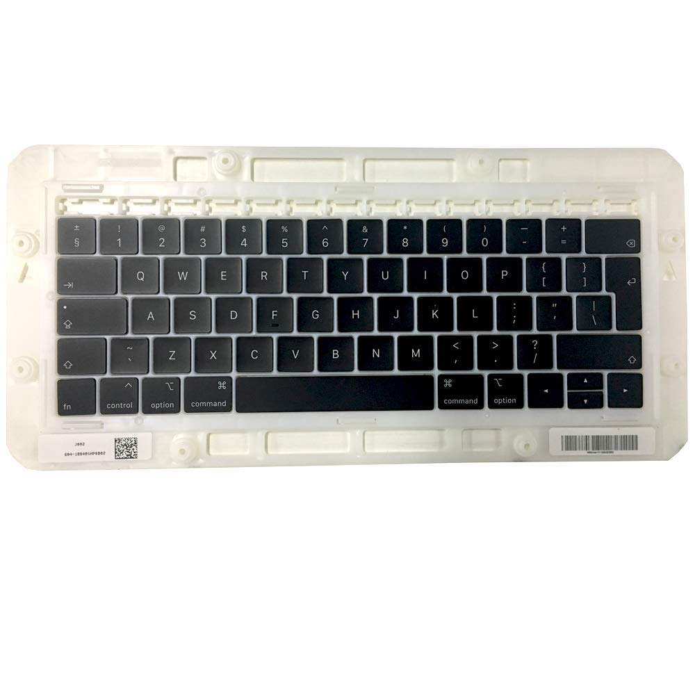 OLVINS Replacement Key Cap Set UK English Keyboard Keycaps Keys for MacBook Pro Retina 13" 15'' A1989 A1990 UK keyboard keys 2018 2019