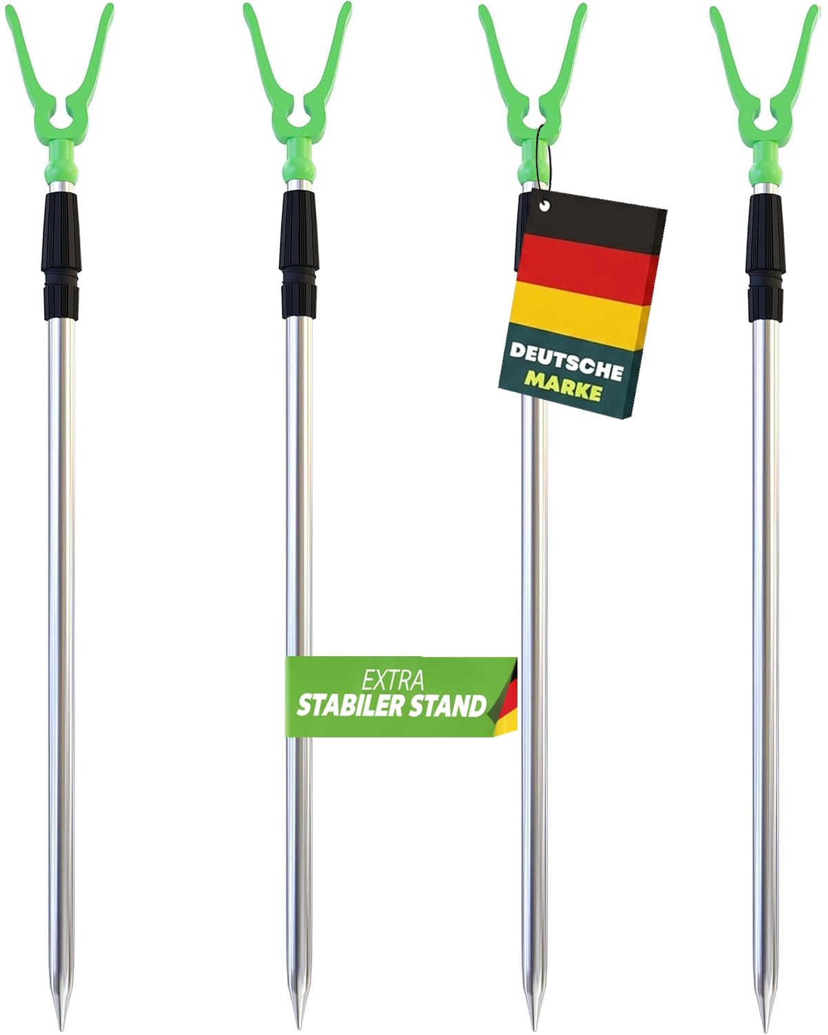 MoLife Fishing Rod Holder Rod Stand Fishing Accessories Fishing Rod Stand Set of 4