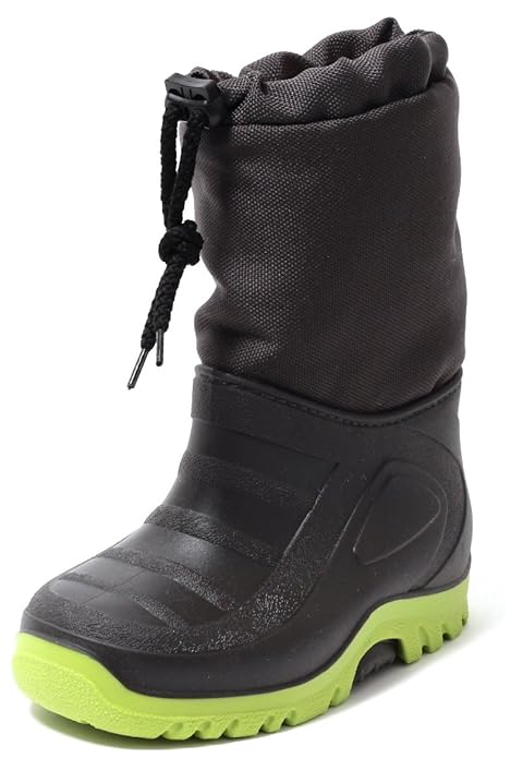 Kinder Stiefel Schneestiefel Snowboot Duck Boot Winterstiefel Gr.23-30 WARM WASSERDICHT Gummi Galosche und Alu Isolierung ANT
