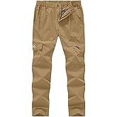 YSENTO Women's Hiking Pants Lightweight Stretch Quick Drying UPF 50 Camping Travel Work Cargo Pants 6 Pockets