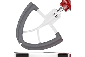 Fgreeble Flex Edge Beater Attachment for Kitchenaid Mixer 4.5-5 Quart Tilt-Head - Paddle Attachment for Kitchenaid Mixers