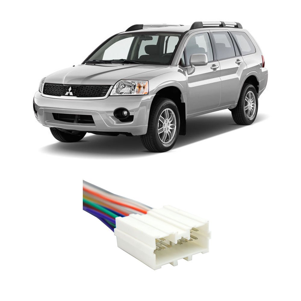 Amazon.com: Fits Mitsubishi Endeavor 2004-2011 Factory to Aftermarket Radio  Harness Adapter: Car Electronics