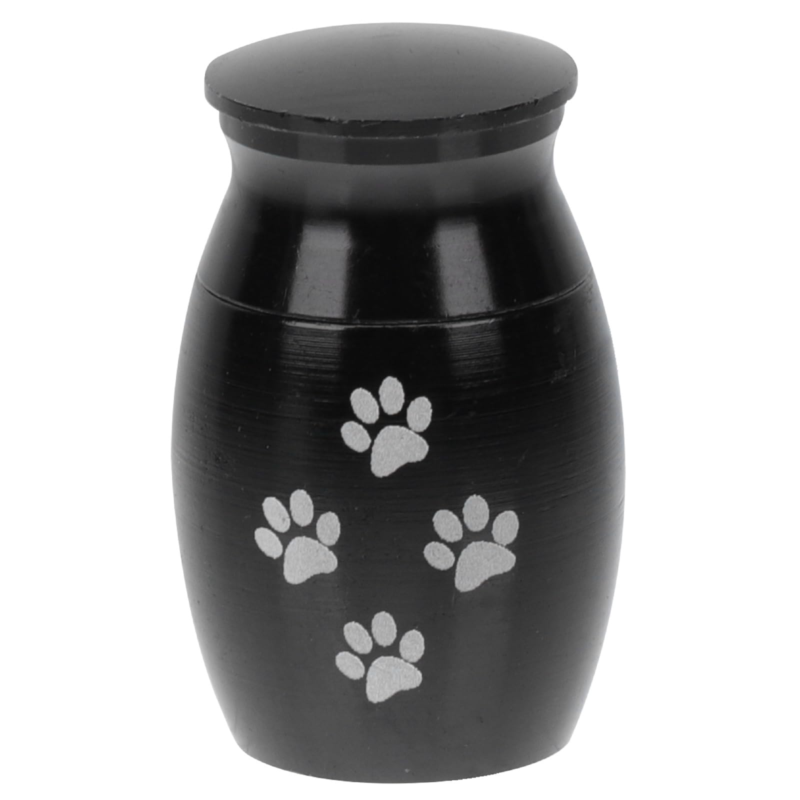 TOPBATHY Mini Stainless Steel Pet Urn Canister Portable Ashes Holder for Dogs and Cats Lightweight Memorial Keepsake with Polished Surface