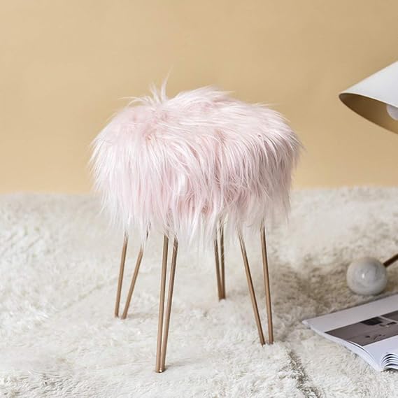 AJH Elegant Home Schlafzimmer Sofa Sitz Fuß Hocker Weiß Makeup Stuhl