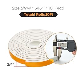 Weather Stripping Door Seal Strip 3/4"W