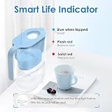 Waterdrop Elfin Fridge Water Filter Jug 2.5L Red NSF 42 372 Blue view 8