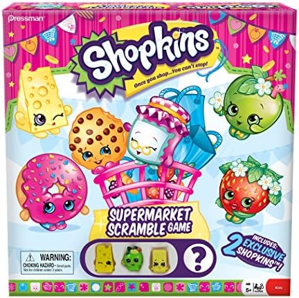 Shopkins Supermarket Scramble Game with 