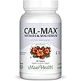 Maxi Health Calcium Magnesium Supplement with Vitamin D3 and Boron - Kosher Bone Health & Nighttime Formula, Calcium Citrate CalMag & Vitamin D (90 Tablets)