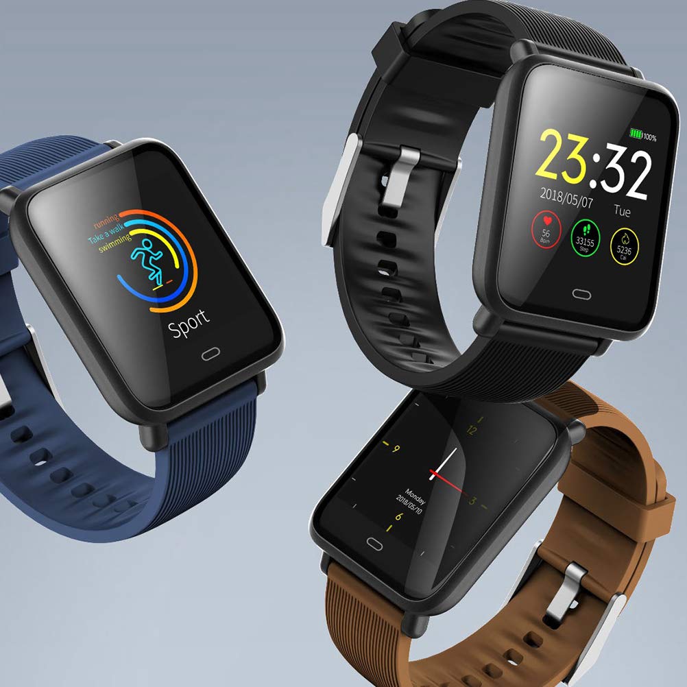 UKCOCO Q9 Smart Watch Band, IP67 Life Monitor de presión Arterial ...