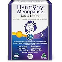 Martin & Pleasance - Harmony Menopause Day and Night, 90 Tablets - Hot Flashes & Night Sweats Supplement - Menopause Relief f