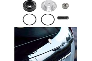 ZUFOTY Car Wiper Plug, Rear Wiper Plug Cap Kit, Wiper Plug Cover, Car Rear Windshield Wiper Grommet Cap, Wiper Delete Kit Block Off Plug Cap for Honda Waterproof Car Accessories (Sliver)