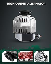 SCITOO Alternator Fit for Chevrolet for GM 1-Wire