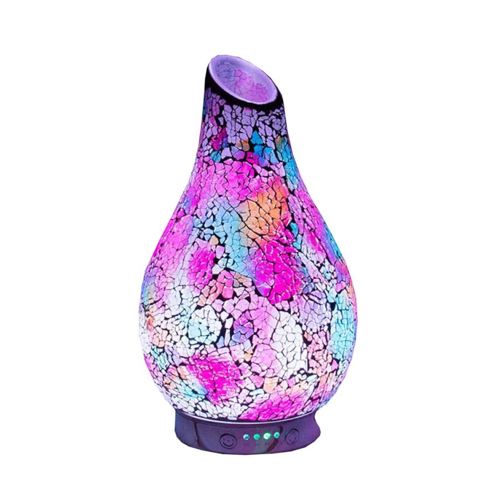 The Leonardo Collection Desire Aroma Humidifier Colour Changing Mosaic Lamp, Multicolor, One Size, JNS_474468