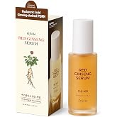 Esfolio made in Korea Red Ginseng Serum 1.69 Fl Oz, Lightweight Facial Serum with Red Ginseng Extract, Fast Absorbing Daily Face Serum for Soft and Refreshed Skin, Korean Skincare