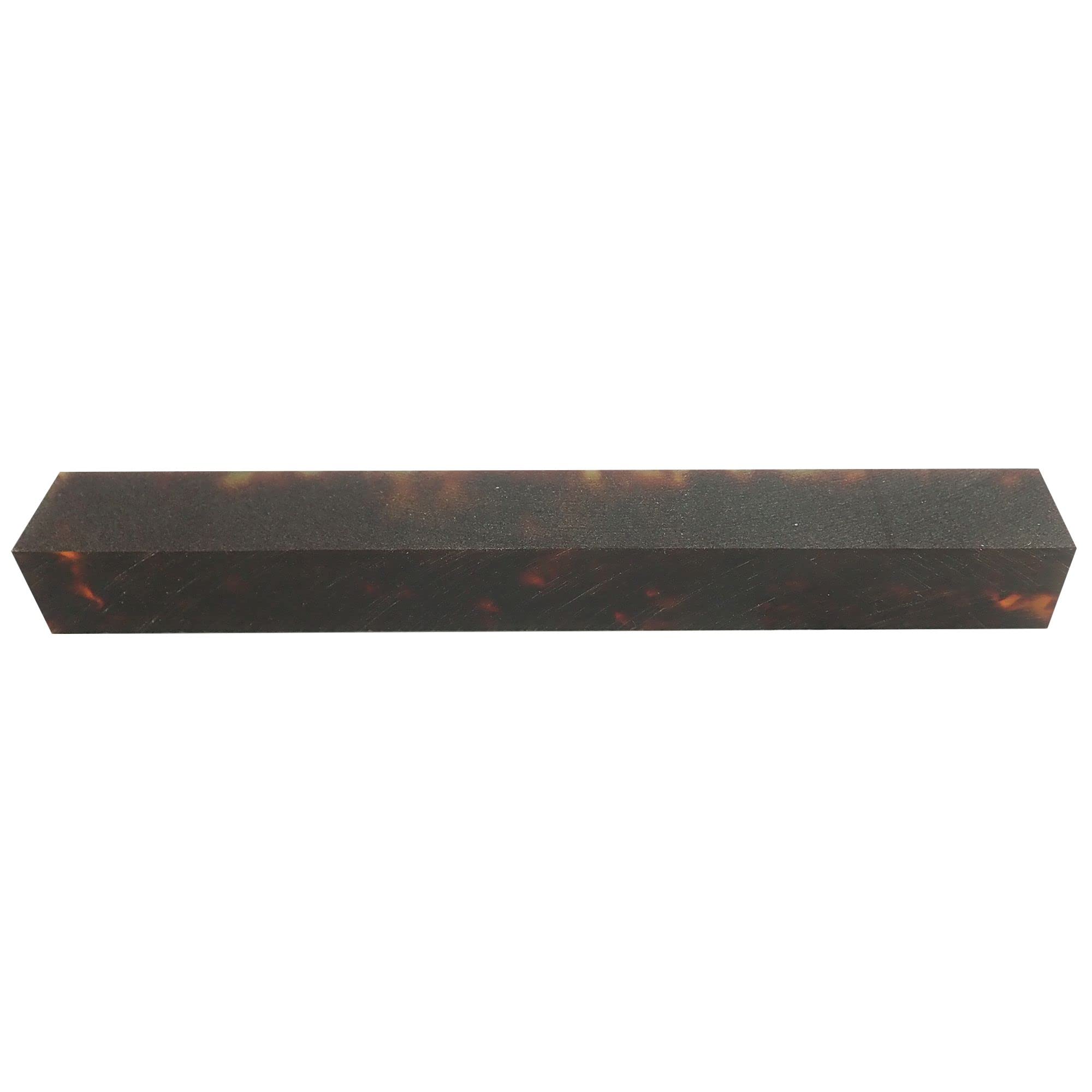 N13 Tortoiseshell Cellulose Acetate Pen Blank - 150x20x20mm (6x3/4x3/4")