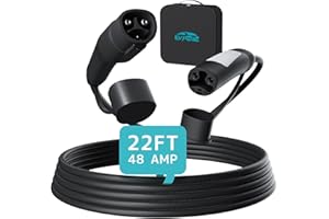 EVPEIWE 22ft Extension Cord for Tesla 11kW 48A 240V Extension Cable for Tesla Charger Compatible with Model 3/Y/X/S/Cybertruck, Extension Cord with NACS Plug for Level 1 & 2 Tesla Wall Connector
