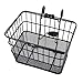 Ohuhu Bike Basket Rust-Proof Quick Release Front Handlebar Bicycle Lift Off Baskets with Holder, Mesh Bottom