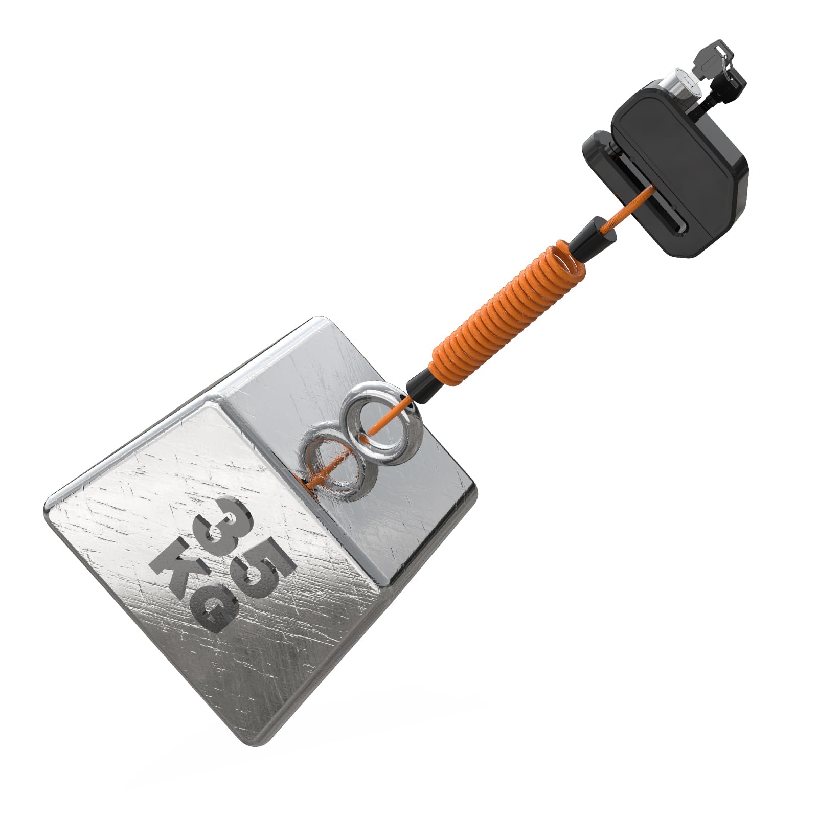 Anti-Theft Electric Bike Disc Lock - Alarm Disc Lock for Motorcycles Bikes, Waterproof, Easy Mounting for Long-Term Safety and Peace of Mind