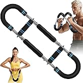 Puxinargo Twister Arm Trainer - Adjustable Resistance Arm & Chest Exerciser, Portable Forearm Strengthener with Detachable Design, Power Twister Bar for Home Gym, Outdoor & Office Workout