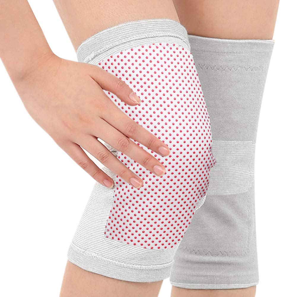 LONTG Self-Heating Knee Pads Thermal Knitted Knee Sleeve Knee Warmer Physical Therapy Knee Pad Knee Brace Support For Arthritic Knee Joint Knee Pain Relif Knee Protector For Women Men Elder 1Pairs