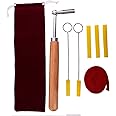 XUYIYUE Professional Piano Tuning Kit Piano Tuning Hammer and Mute kit Piano tuning kit 8 pieces