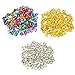 EORTA 500 Pieces Craft Bells Small/Mini Jingle Bells Loose Beads Bell Ornament for Art Festival Christmas Decoration Handmade DIY, 6mm, Silver