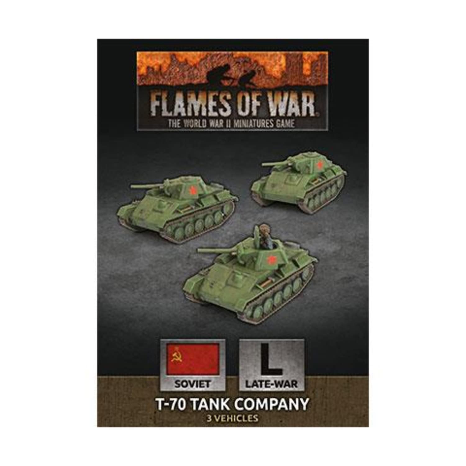 Flames of War FoW T-70 Tank Company SBX68