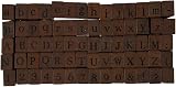 Co-link 70pcs Wooden Rubber Alphabet Letter Stamps Set for Crafts view 6