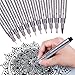 Fine Point Micro-Line Pens - Black Waterproof Archival ink, Fineliner, Multiliner, Artist Illustration, Office Documents, Scrapbooking, Technical Drawing, Manga, Sketching, Christmas Gift Set of 10