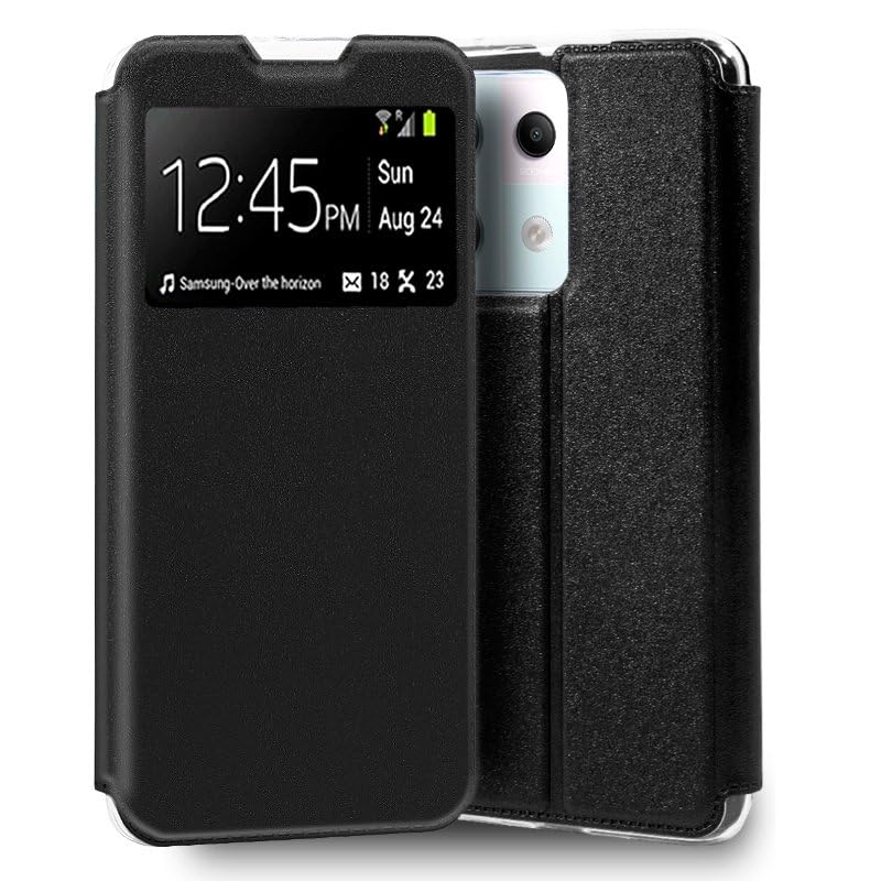 Cool Flip Cover Case for Xiaomi Redmi Note 13 Pro 5G / Poco X6 5G Smooth Black