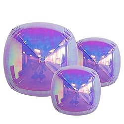 Iridescent Balloons - Purple Foil Balloons for