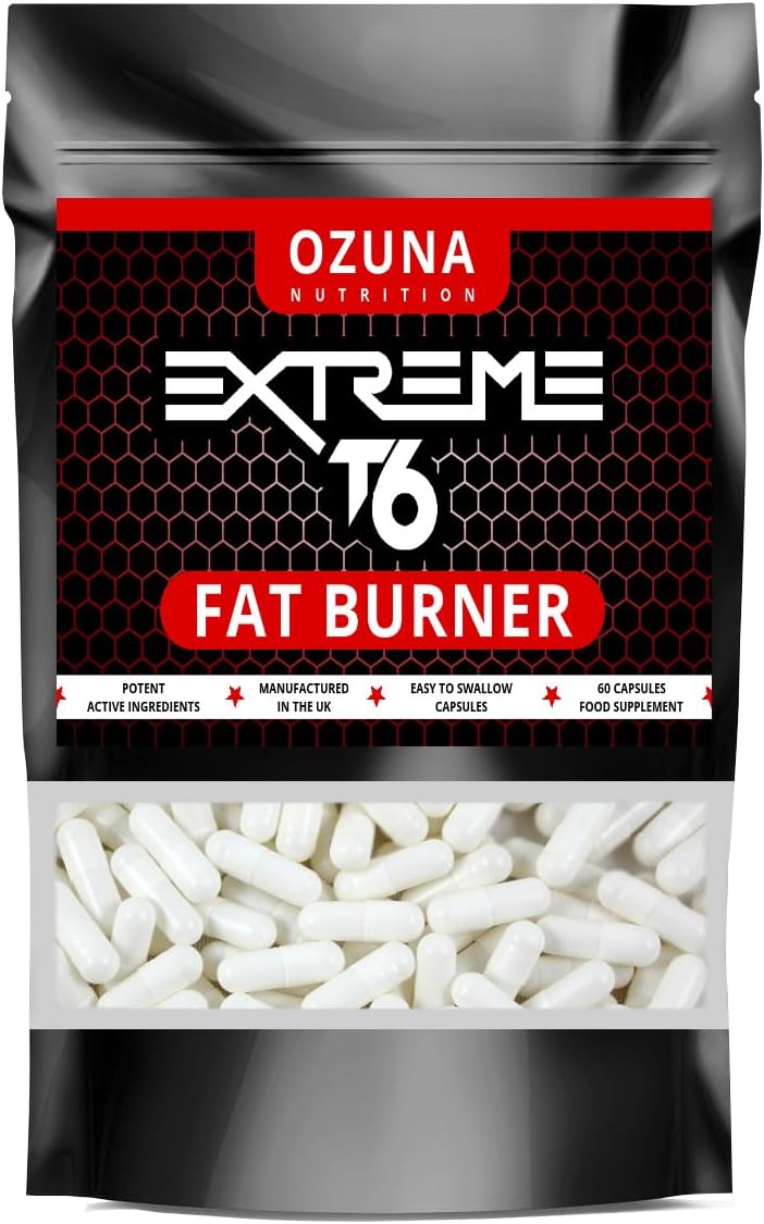OZUNA NUTRITION Extreme T6 Fat Burners Keto Weight Loss Pills 60 Capsules