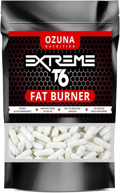 OZUNA NUTRITION Extreme T6 Fat Burners Keto Weight Loss Pills 60 Capsules
