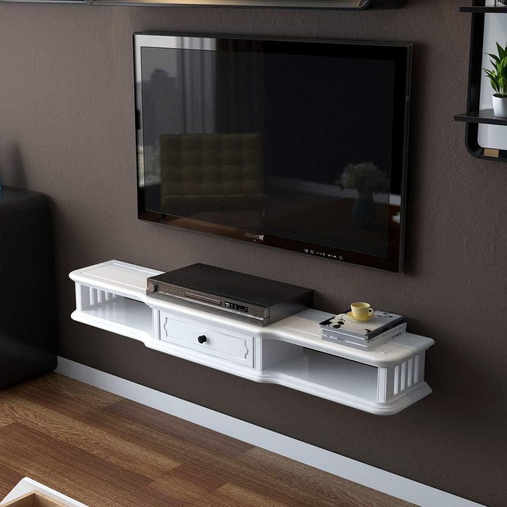 Wall Shelf Floating Shelf Wallmounted TV TV Stand WiFi Router
