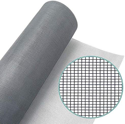 Anti Mosquito Bug Insect Fly Window Screen Mesh Net Curtain, for Window, Door and Patio, Screen Protection, Patio Screens,Gray,1.2x10m