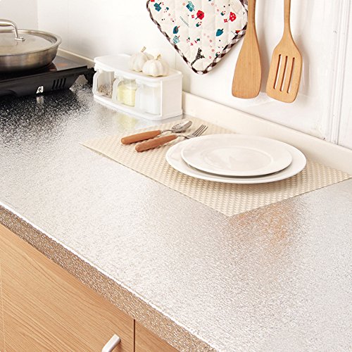 Bestevers Kitchen waterproof aluminum foil stickers Anti greasy