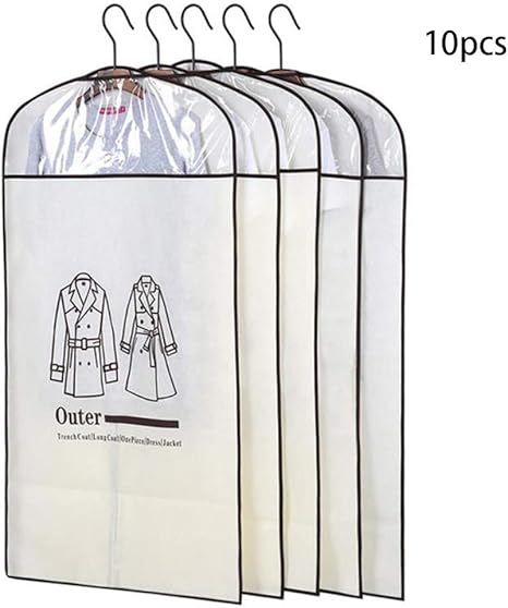 Amazon Parir 防塵服収納袋防塵服カバースーツカバー窓付洋服カバー洋服カバー 衣類カバー オンライン通販