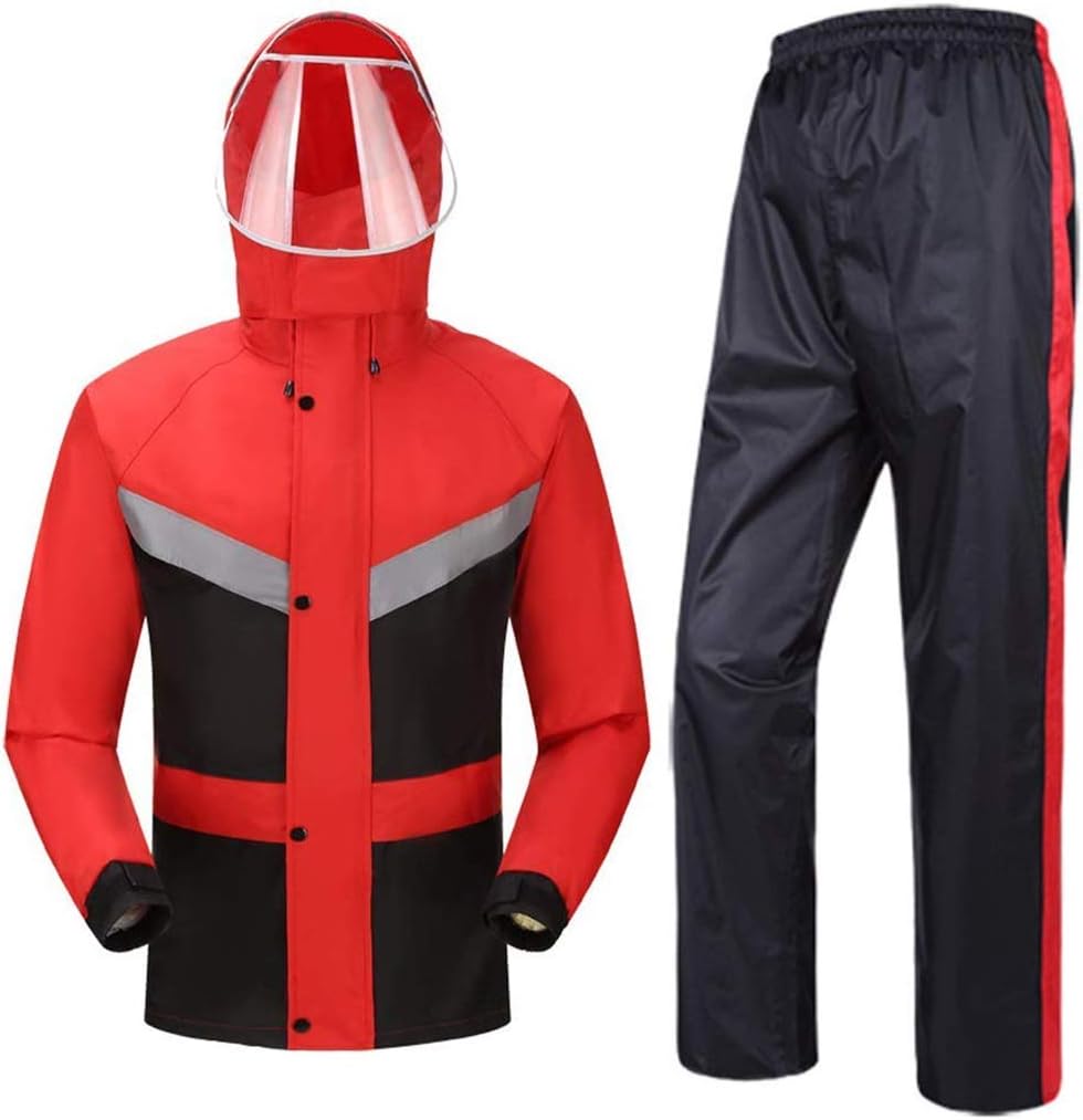 Tuta Antipioggia Impermeabile Tuta Antivento Riflettente Tuta Antipioggia Uomo Donna Impermeabile - Giacca E Pantaloni Per Ciclismo, Moto, Escursionismo Giacca E Pantaloni Pioggia Tuta Antipioggia Moto - 8