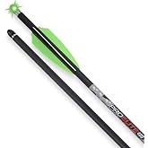 TenPoint Lighted Pro Elite 400-20" Carbon Crossbow Arrows, Pack of 3 - with Alpha-Blaze Lighted Nock &amp; Alpha-Nock HP &amp; HP Aluminum Bushing - Essential for Crossbow Hunting