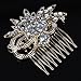 Remedios Vintage Crystal Bridal Hair Comb Wedding Hair Accessory, Light Gold