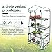 Fdit Transparent Winter Plant Green House Cover for Yard Garden Plant (27.17 x 19.27 x 62.99 inch)