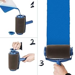 TOURACE® 9Pcs/Set Paint Roller Kit with Sticks