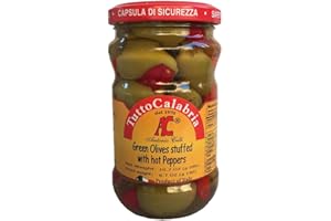 TUTTOCALABRIA PICCOLIVA - PEPPER STUFFED GRN OLIVES