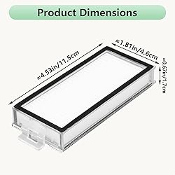 4 Pack Washable Filter For Roborock Q5 Pro Q5